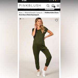 pinkBlush Maternity Jumpsuit Short sleeve